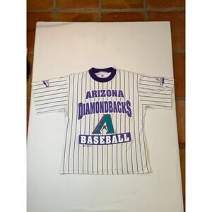 Vintage Arizona Diamondbacks Pinstripe Baseball T-Shirt 90s Youth XL